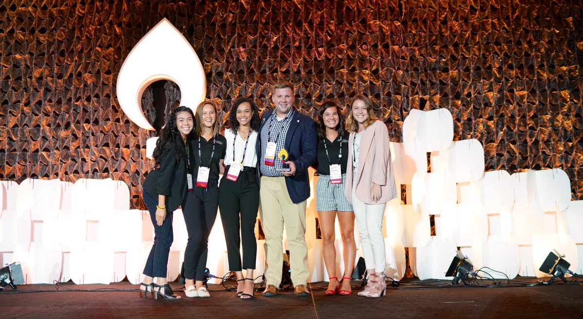 Congratulations to <a href="/sdsu_ftk/">Dance Marathon at SDSU</a> on being awarded the Campaign Activation Award at #DMLC2019