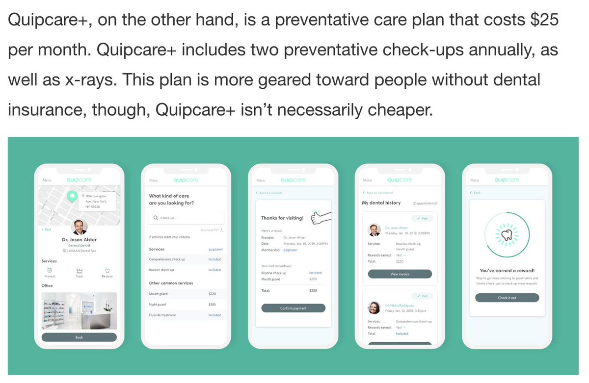 This doesn’t just work for Away.  @GetQuip bought Afora and has begun selling dental insurance in NY. @WarbyParker could sell vision insurance - much more scalable than offering eye exams.