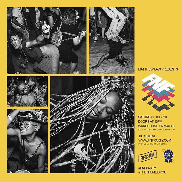 MrSonnyJames's tweet photo. Tonight I can’t wait to see all the homies at @fnfparty. It’s officially my favorite time of year when I get together with my brother @matthewlawofficial and play whatever we want. See y’all tonight at @wowphilly #Philly #fnfparty #illvibecollective https://t.co/rPlw4K5Xld https://t.co/VDnWhtdysr