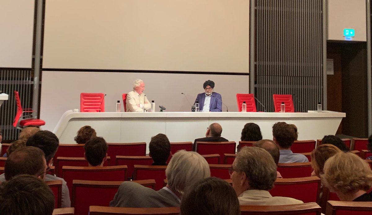 rhanstock's tweet photo. Lord Sumption in conversation with  Lord Justice Singh on the 2019 Reith lectures ⁦@ALBA_Members⁩ #ALBA19 https://t.co/rZ4V8vOKM5