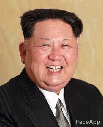 J_Rod_1947's tweet photo. Holy reticulan! Kim Jong Un got old fast!!! 😂😂 #FaceApp #faceappchallenge #faceappattrocities #KimJongUn #NorthKorea https://t.co/ynPiyCgvOf