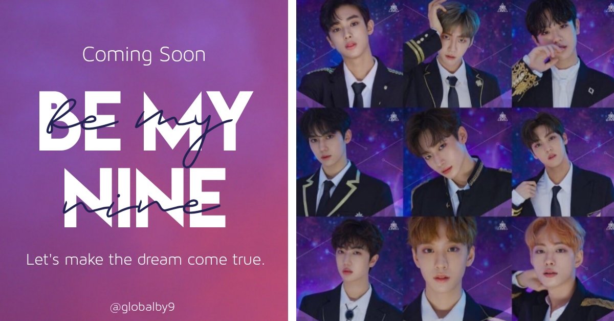 globalby9's tweet photo. ʙᴇ ᴍʏ ɴɪɴᴇ 💜✨

The first international project to support the debut of BY9.

Coming Soon.

#BY9_DEBUT #BY9 #바이나인_데뷔해 #BEMYNINE #BeMyNine https://t.co/oY13rRHIII