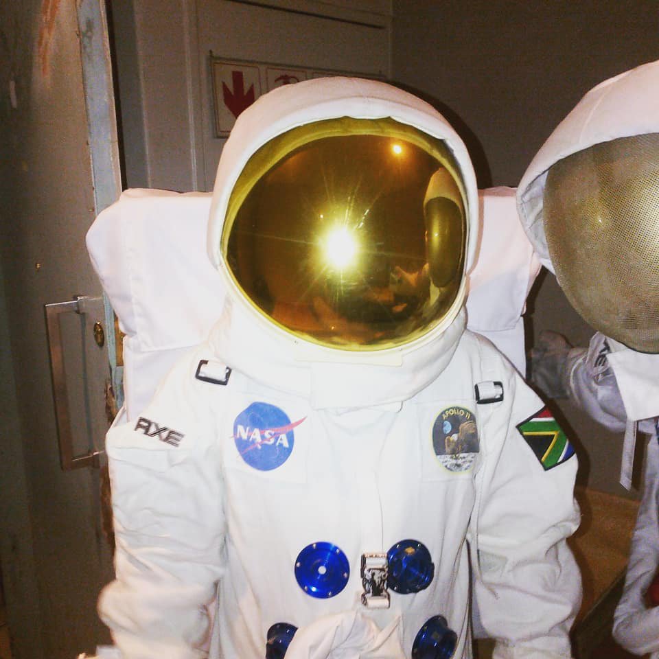 Do you remember AXE Apollo? 
Well ... Me and one of my best buds had the tremendous honor of wearing the actual apollo space suit replicas on the gala night! 
Wow this was truly amazing🚀 Happy 50th Anniversary Apollo 11🚀🌙 <a href="/NASA/">NASA</a> #Space #spacesuit #Apollo11