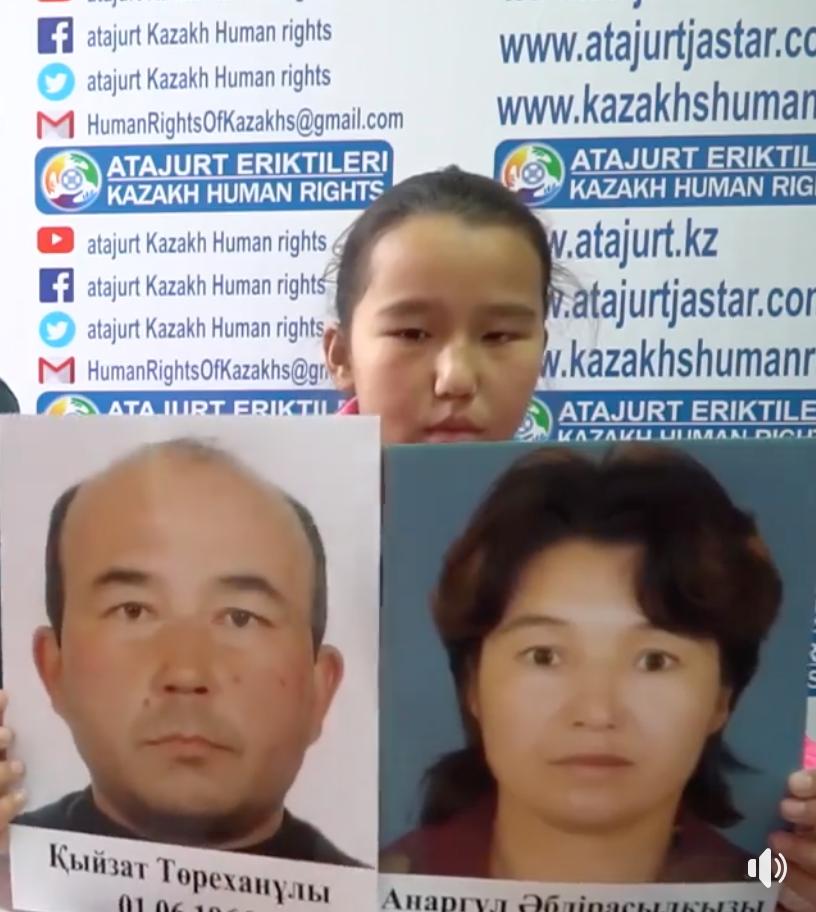 XJscholars's tweet photo. VIDEO TESTIMONY: 13 year old Marmer Kiizatkyzy's father is in an internment camp; her mother is under house arrest. Her brother, Zhaisan Kiizatuly, got sick after the detention of his parents and died at the age of 22 in July 2018.  From @atajurt_kazak

https://t.co/le2W4gwWQK https://t.co/gH0jUmF6Zg