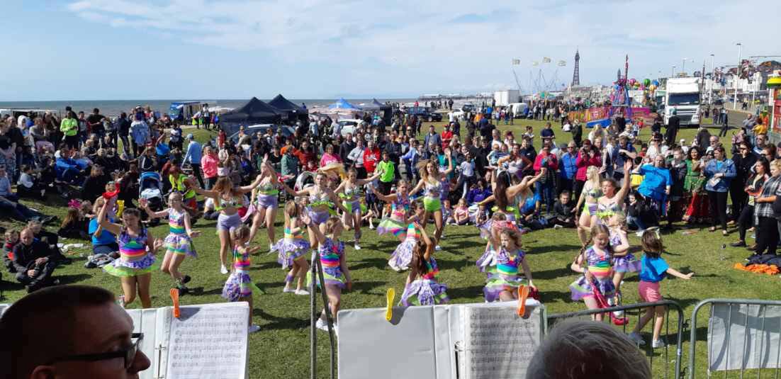 PCABlackpool's tweet photo. PCA Brass Band enjoyed performing at the Blackpool Carnival as part of a fabulous afternoon of entertainment on Waterloo Headland. @BlackpoolMAT @bplcarnival https://t.co/GDOEaBSsG5