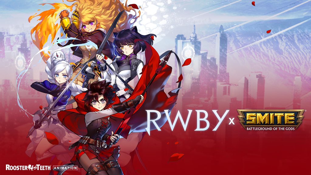 2500 SMITE Gem Giveaway in honor of the NEW <a href="/OfficialRWBY/">RWBY</a> Skins coming to our game!

- Like, Follow me, and RT!
- Comment with which 4 Gods are getting RWBY skins!

First person to get it right is going to get an EXTRA special prize! (Gotta wait for the reveal though!)