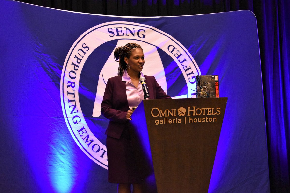 Some photos from this morning's special recognition ceremony and "State of SENG" Address with incoming SENG Board President Dr. Kristina Collins. #SENGHouston #ExploringNewFrontiers