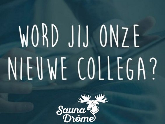 Horecatoppers gevraagd bij Sauna Drôme #Saunadrome #sauna #vacature #wellness #werk #putten <a href="/Sauna_Putten/">Sauna Drôme</a>    putten.allesvan.nl/nieuws/detail/…