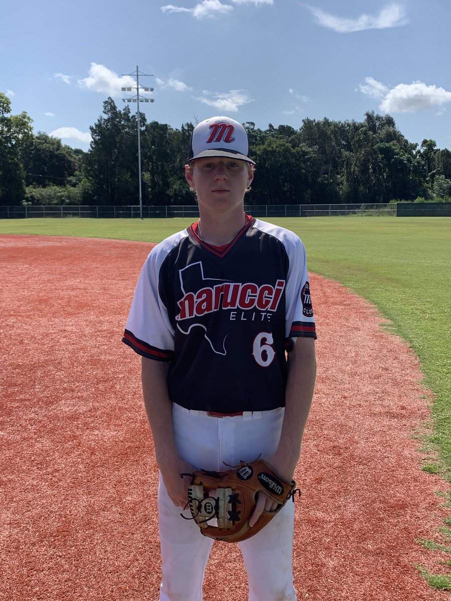 FiveTool's tweet photo. @FiveToolTexas F: @MarucciEliteTX 2021 Sinclair 8, @TheHAthletics 16U Gold 8
PoG: Reid Traylor 2-3, HR, 4 RBI, R
Hitter: @ZachEllis06 3-3, 3B, 2B, 2 RBI, R https://t.co/QSQ0gLdvAa