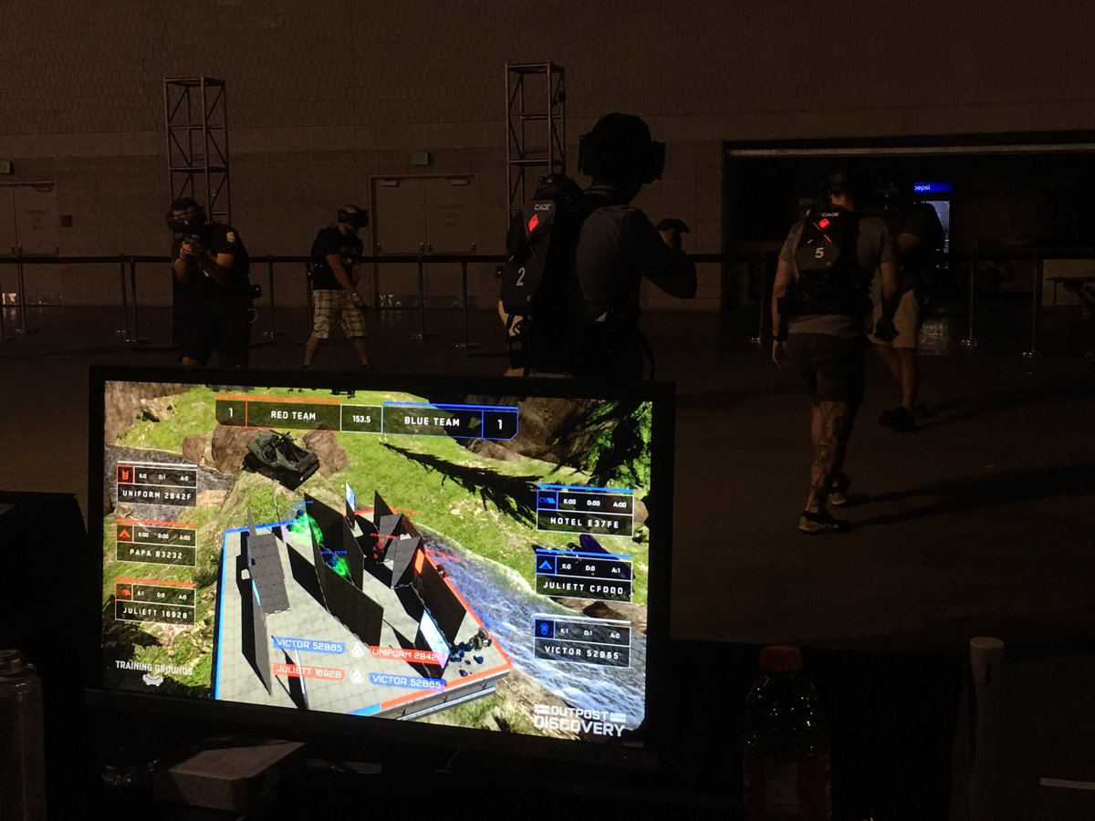 evaction's tweet photo. The combat battle simulation is about to begin at the @HaloOutpost #halo #halooutpostdiscovery #halooutpostdiscoveryphiladelphia #vr #combatsimulation #microsoft https://t.co/kop8JNTvHd