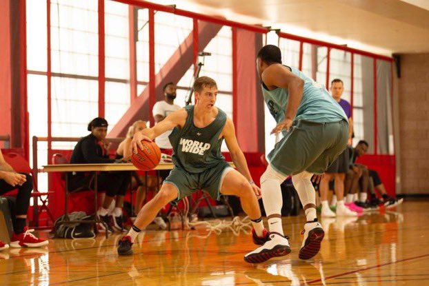 WorldwideInvite's tweet photo. Rounding out the second all tournament team is @GCU_MBB alum @trey_drechsel5. Trey showed off the range in his game all week, earning him the final spot on the all-tournament teams. #WWSM https://t.co/NJUSYE21LC
