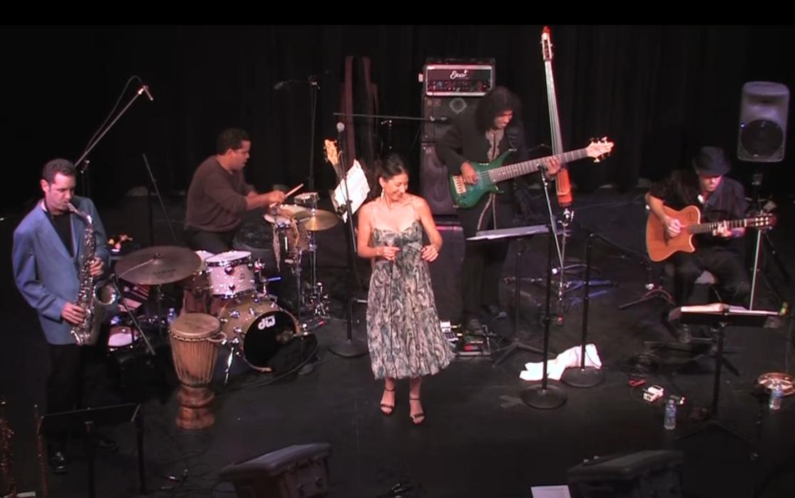 geocappiello's tweet photo. Jazz Bliss Brazil performs "Eu sambo mesmo" by João Gilberto

#CarolBachYRita #vocal
#RobertKyle #sax
#MitchellLong #guitar
#HussainJiffry #bass
#WalterRodriguez #drums #percussions

https://t.co/0KfNzfRwQj

#JazzBlissBrazil #JoãoGilberto #JazzBossa #Bossa #Bossanova #Jazzlovers https://t.co/TrraR9Gb9o