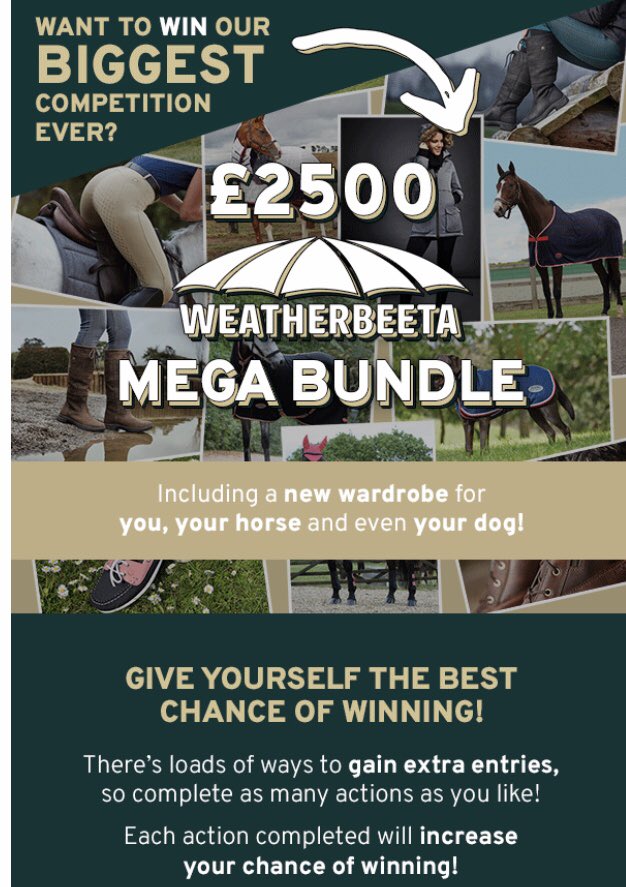 #WIN this amazing bundle worth £2500 from #EquineSuperstore 🤩🤩 Click this link to submit your entry 🔜 wn.nr/H8tYmg #Horse #Competition