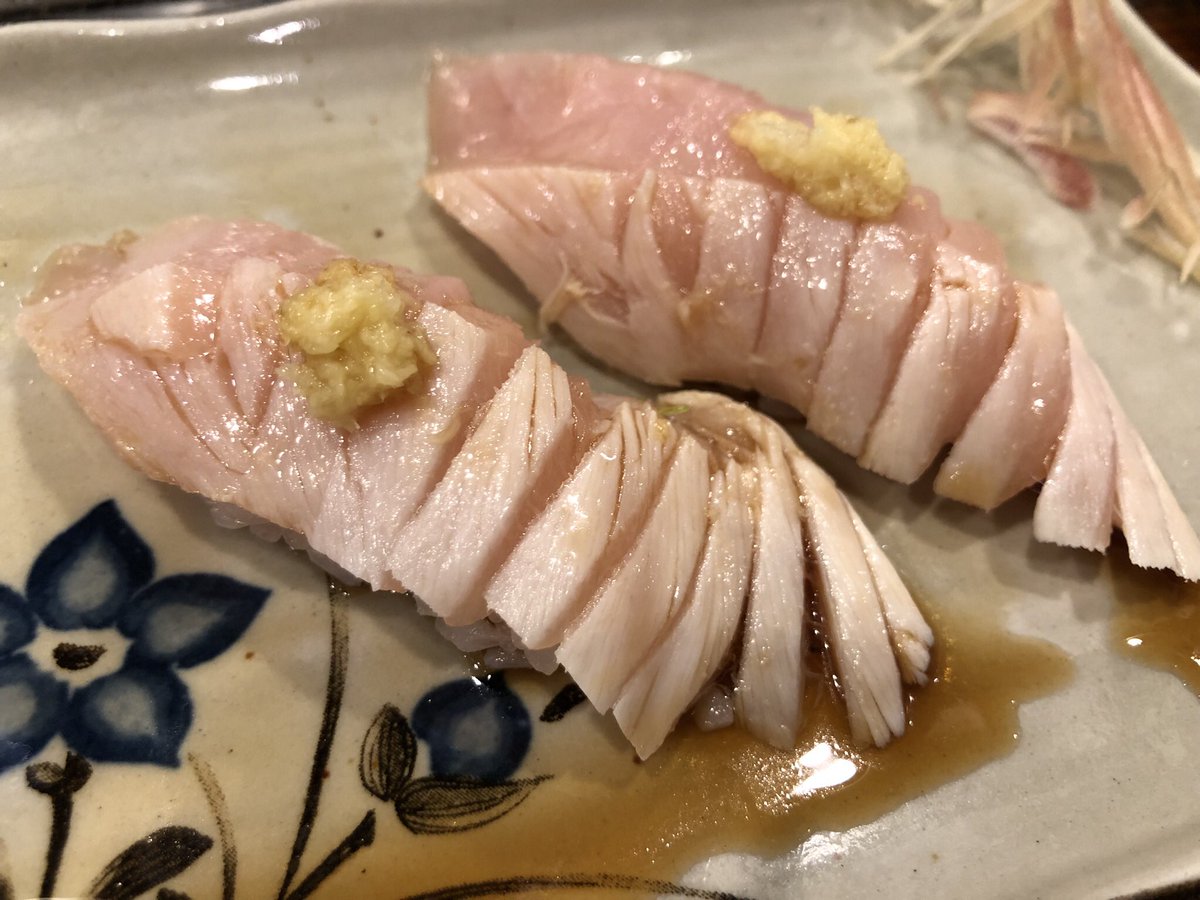 This spectacular Albacore Belly from Sushi Gen in #dtla is now in my belly.