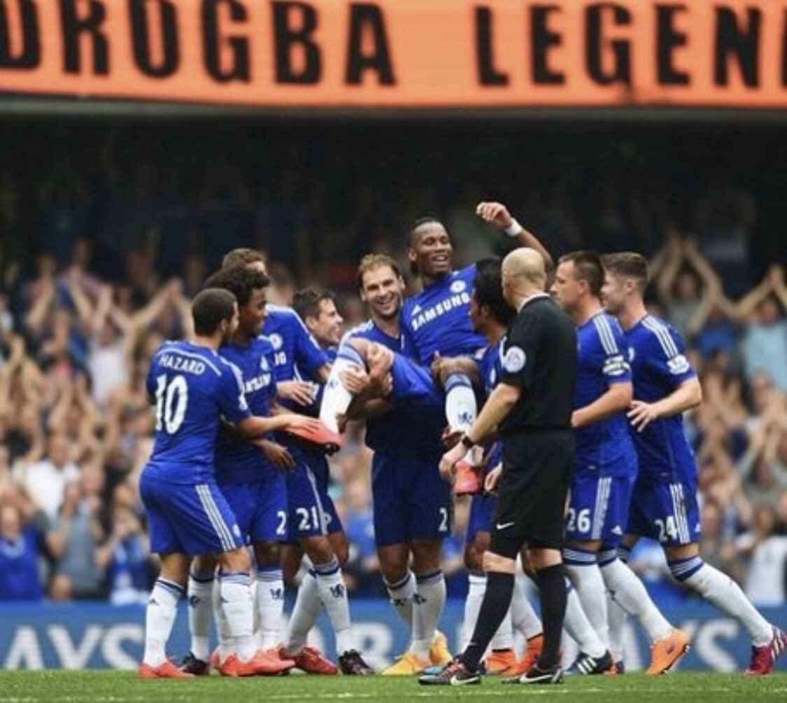 Didier Drogba (@didierdrogba) on Twitter photo Already fifteen years ago they said you were crazy to sign me,
you just answered:
“ Judge him when he leaves the club”
The rest is history
Thank you @chelseafc thank you Mr Abramovitch, thank you José, thank you <a href="/premierleague/">Premier League</a> and all the players I shared the badge with 💙 Already fifteen years ago they said you were crazy to sign me,
you just answered:
“ Judge him when he leaves the club”
The rest is history
Thank you @chelseafc thank you Mr Abramovitch, thank you José, thank you <a href="/premierleague/">Premier League</a> and all the players I shared the badge with 💙