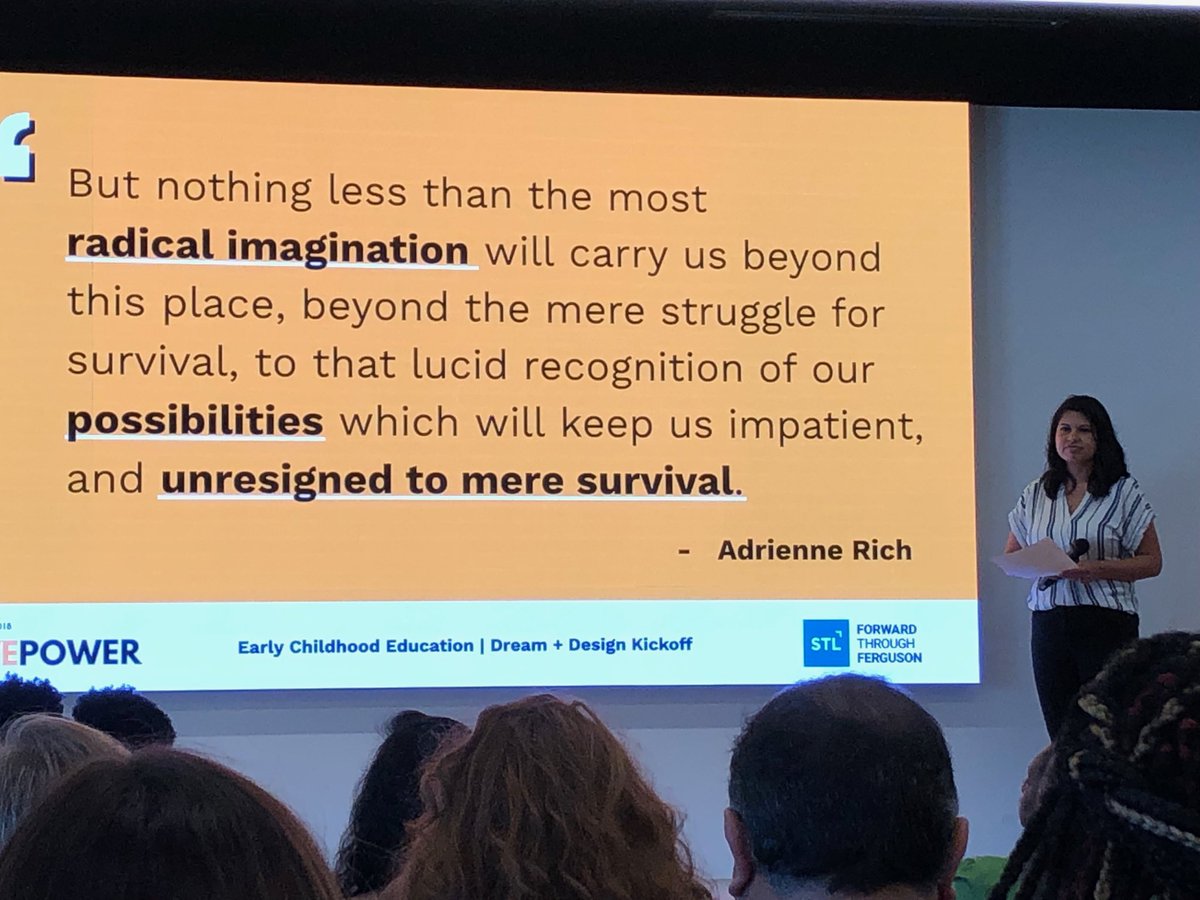ElizabethG_SLCF's tweet photo. Spending my Saturday with Early Childhood Education activists as we #DreamOfChange with @wepower_stl and #forwardthroughferguson. So exciting to feel the energy around building a more equitable ECE system! https://t.co/xM4btcPoSm