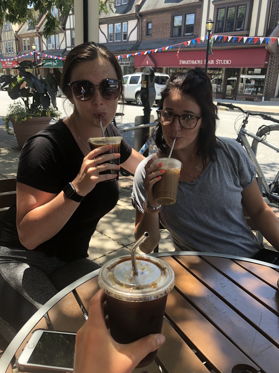 bri_marie426's tweet photo. I tried Hobbs coffee with @erinlynch_ & @kfoltzy99 and t was so good! We followed this with a walk around Swarthmore college and looked at the pretty campus! #UDCTSkillChallenge #BlueHens @UDBlueHenCheer https://t.co/17p1CDGN7r