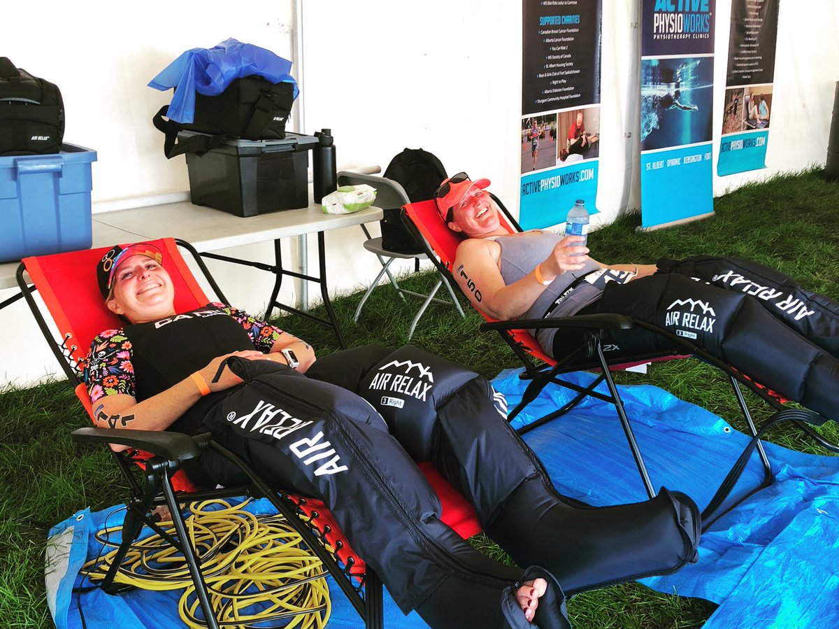 ActivePTWorks's tweet photo. Our @air_relax boots in action @WTS_Edmonton #cometriwithus #yegphysio https://t.co/HgAYlmoStP