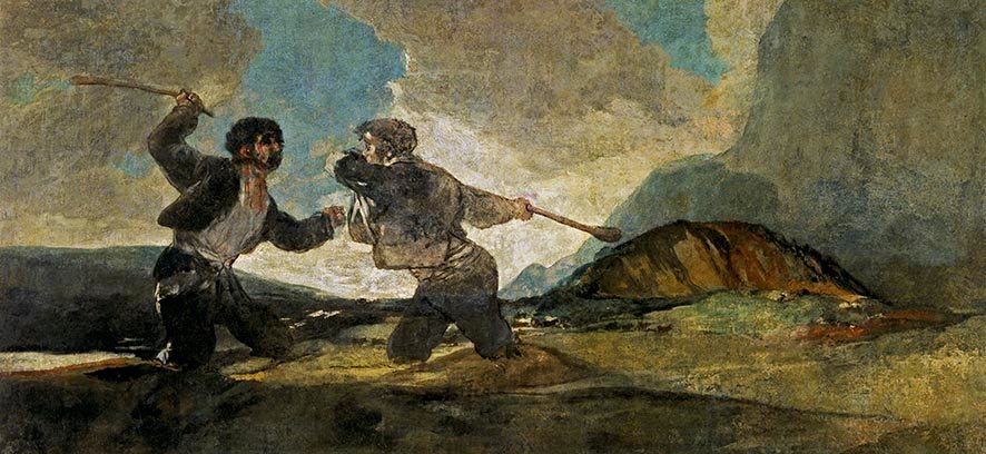 EdoSanabria's tweet photo. Duelo a Garrotazos (un reflejo de nuestra oposición)

Esta obra que ven aquí, es De Francisco De Goya (años 1800) y se llama “Duelo a garrotazos”. (Abro hilo)
. https://t.co/zQA6Ttxugw