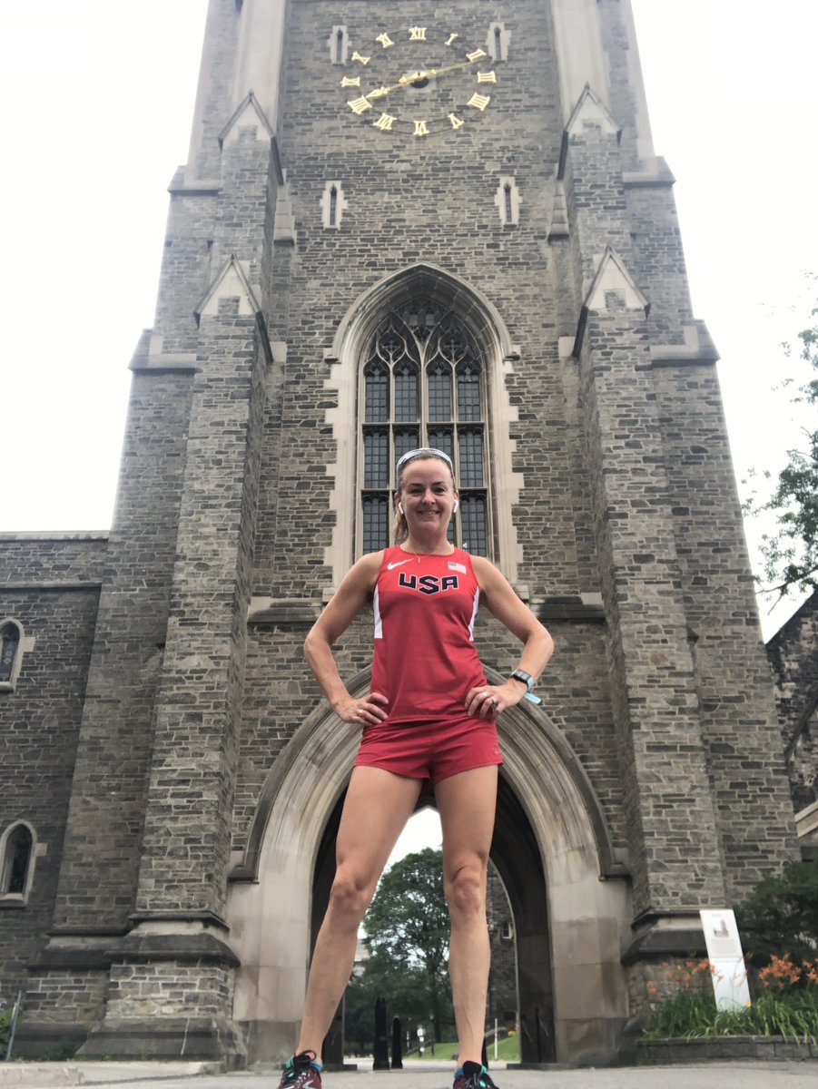 melissagacek's tweet photo. Thankful for the opportunity to run for Team USA and win the Gold medal /overall win in womenβs 5000 at #NCCWMA (worlds masters champs in Toronto) despite high temps/heat advisory today @DscvrStrength @nuunhydration
#bravelikegabe @runnfun #flystyle #usatfmasterstrack @oiselle https://t.co/vJ4vwo0ol8