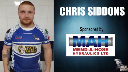 Well done to our man of the match today sponsored by <a href="/MendAHose/">Mend-A-Hose Hydraulics Ltd</a> Chris Siddons. Well in Siddo.