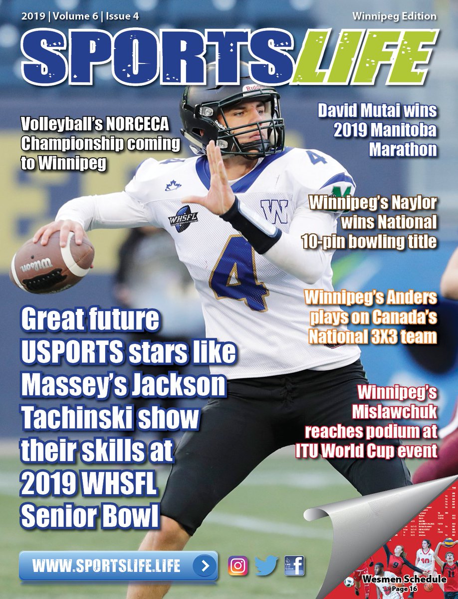 SportsMasters2's tweet photo. Our latest edition of SportsLife Magazine -- https://t.co/lzdIcrx43Q -- is available all over Manitoba. Great stories on Sports Masters from the Over-55 Games, the Manitoba Sports Hall of Fame and veteran racquetball star Jennifer Saunders. https://t.co/BdDsBUT2PQ