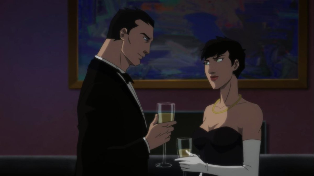 Bruce & Selina going on a date in Batman: Hush. 