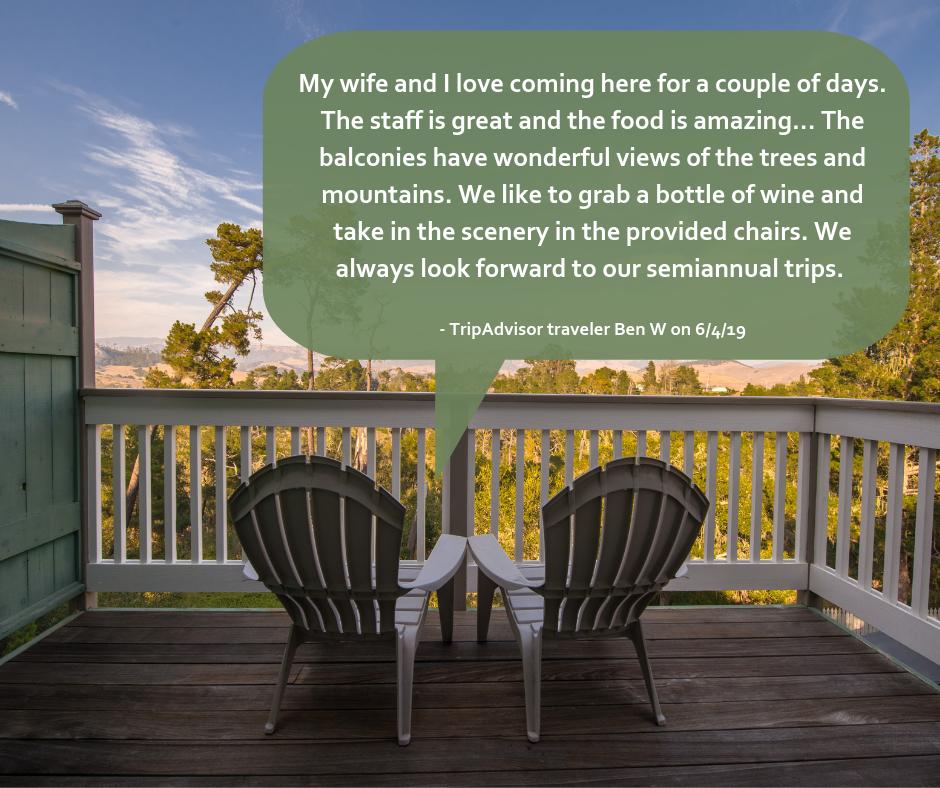 How do you relax when you visit Cambria Pines Lodge?