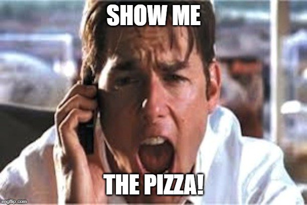 MadMushLaf's tweet image. Show me the pizza! 

#JerryMaguire #OldReference #DoYouKnowTheMovie #ItsGood #Pizza #PizzaPun #FeedYourHead bit.ly/OrderMadMushro…