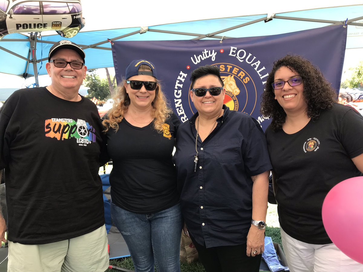 Teamsters LGBTQ+ Caucus in the house at Local 399 5th annual Classic Car &amp; Motorcycle Show!!! #teamsters #pride #unionstrong @teamsters399 @ibtlocal2010 <a href="/1932teamsters/">TEAMSTERS LOCAL 1932</a> 💪🏽🏳️‍🌈🚘🏍