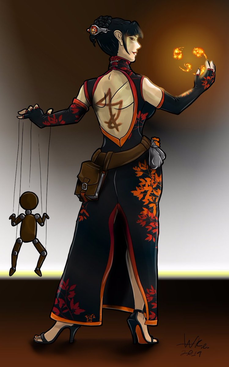 TheGreeninator's tweet image. My latest monstrosity, Irene.  She's a not-so-nice up and comer in the region's criminal underbelly; a fact she's proud to display, as you can see from the brand on her back.