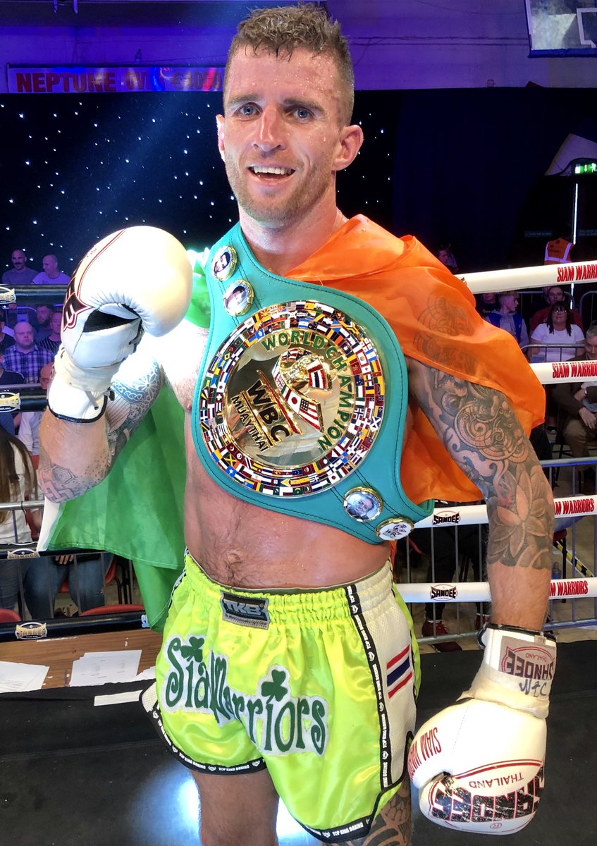 WBCMuaythai's tweet photo. Irelandโs ๐ฎ๐ช Sean Clancy is the new WBC MuayThai super-Lightweight champion ๐ of the world ๐
.
He defeated Italian ๐ฎ๐น fighter Alessandro Sara via a unanimous points decision to claim the global glory. https://t.co/0TWvbe2jSH