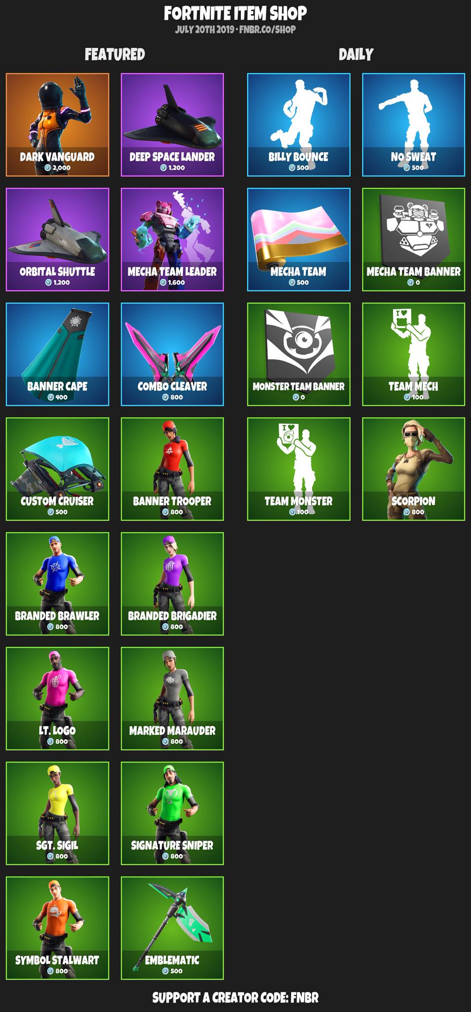 Fnbr Co Fortnite Cosmetics On Twitter Fortnite Item Shop For