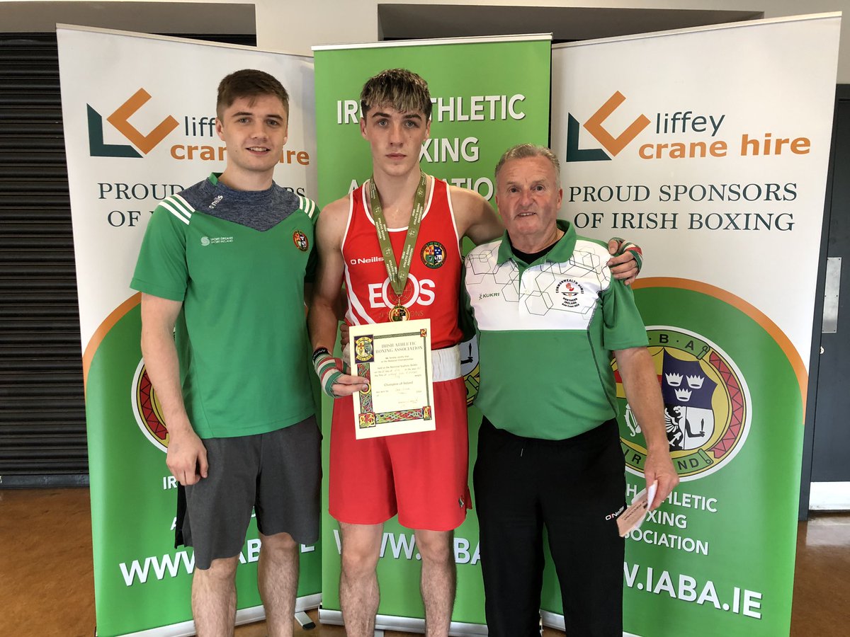 And the new under 18 middleweight and 8 time National of Ireland. What a boy 🥊☘️🥊<a href="/MaryPetersTrust/">Mary Peters Trust</a> <a href="/eosits/">EOS IT Solutions</a>