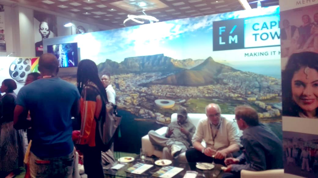 FilmCapeTown's tweet photo. The #FilmCT stand @DIFFest has been really busy since the start of #DIFF2019. With our colleagues from @Wesgro, we have welcomed a number of filmmakers including Cape Town-born Layla Swart of #KnuckleCity and Film representatives from Jamaica and Rotterdam. https://t.co/74e2a90h4b