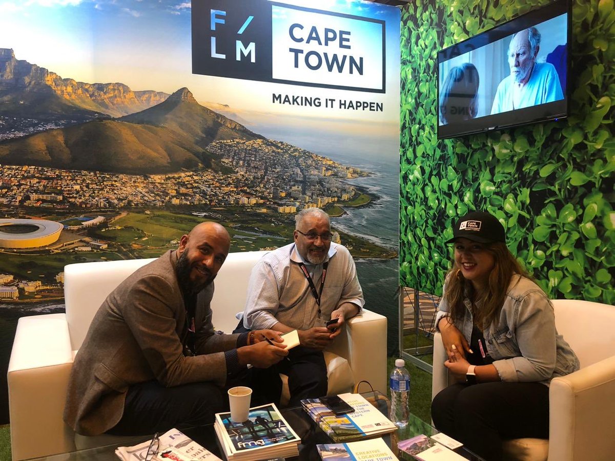 FilmCapeTown's tweet photo. The #FilmCT stand @DIFFest has been really busy since the start of #DIFF2019. With our colleagues from @Wesgro, we have welcomed a number of filmmakers including Cape Town-born Layla Swart of #KnuckleCity and Film representatives from Jamaica and Rotterdam. https://t.co/74e2a90h4b
