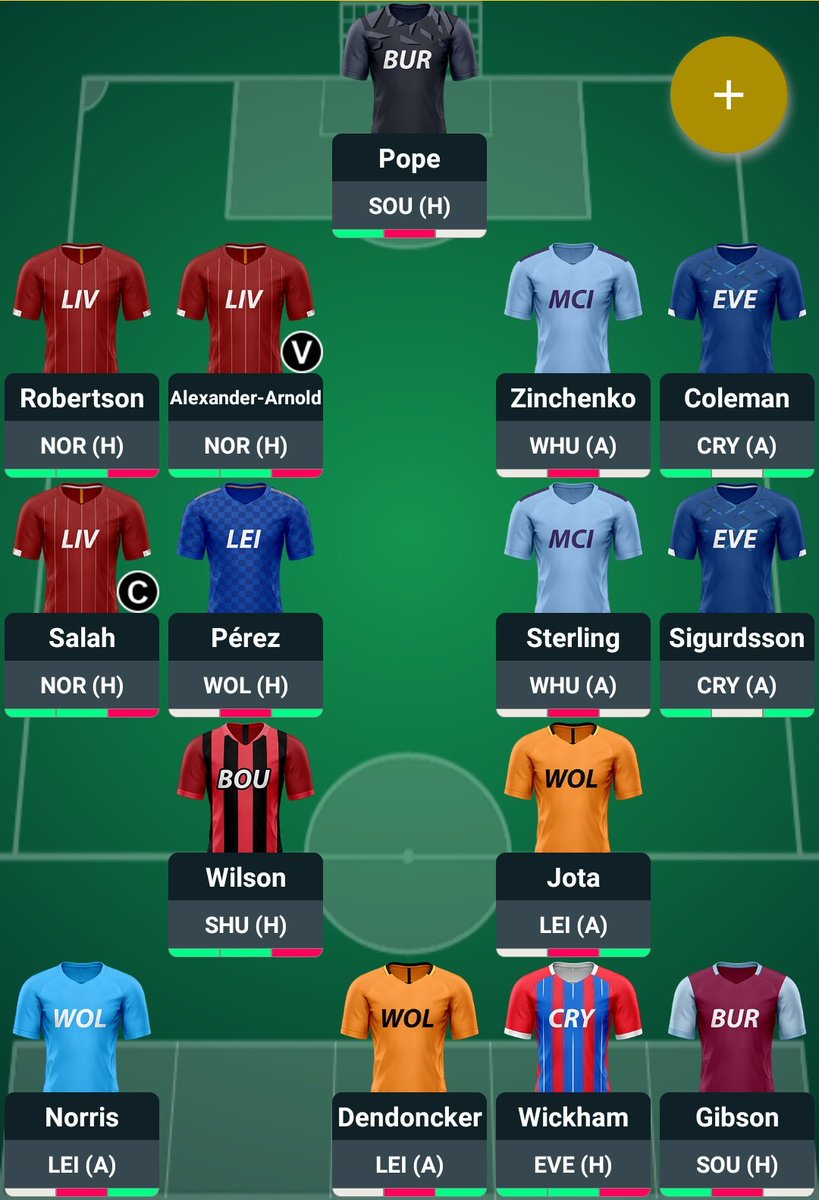 I've been trying to find the right combination and with acceptable compromises and I think I've got it! 😃

#FPL #4weekstogo