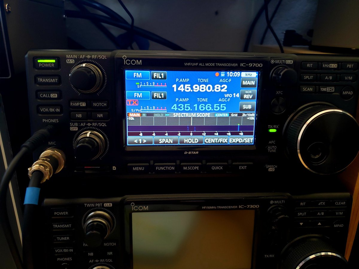 N0OI_Scott's tweet photo. Finally able to download Fox satellite telemetry with the foxtelem software. Got the whole AO-85 pass while still being able to make contacts. #amsat #satellite #ao85 #hamradio https://t.co/ocP0UnAjXr