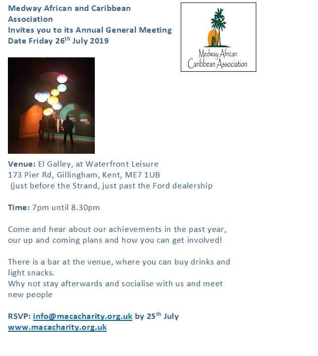 MedwayAca's tweet photo. @MedwayAca @macabhl #agm next #Friday hope 2 c u there! @BMAHAY1 @KU_YourVoice @DiversityKent @UniKentMFA @ACSMEDWAY18 @mikeyragga @ABetterMedway @DockyardChatham @GoingoninKent @goingoninmedway @cvsjane @UniKentSocSci @UKCAfricaSummit @diversitybizmag @Medwaylibraries https://t.co/302jtRRTt7