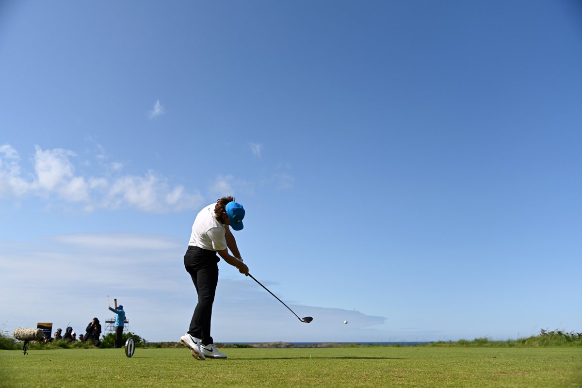 TheOpen's tweet photo. The swing of @TommyFleetwood1 is a thing of beauty 🏌️‍♂️#TheOpen https://t.co/HALQu5hlyK