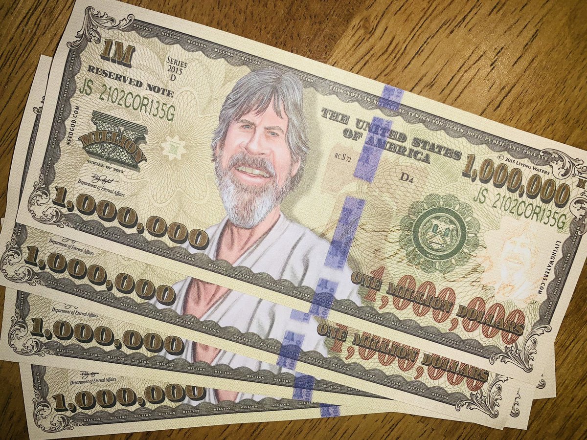 TommyMeneses's tweet photo. In @HamillHimself we trust!
#MarkHamill #funnymoney #lukeskywalker https://t.co/kJEt36ttzU