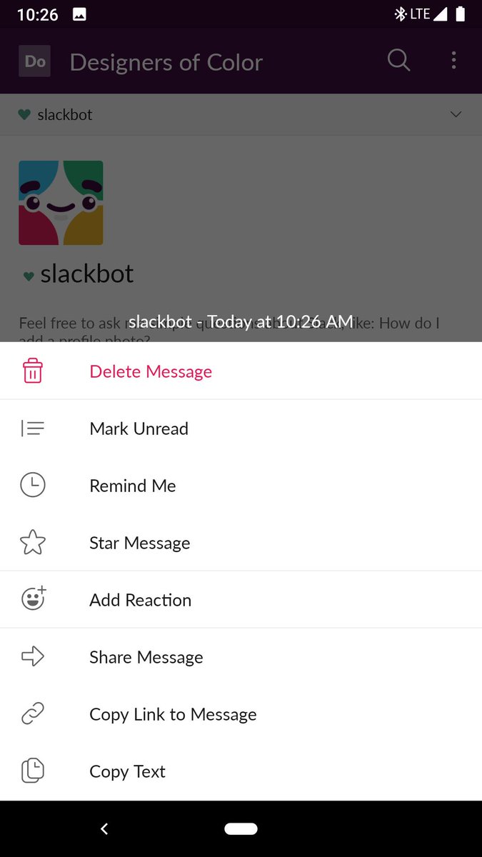  #delightful_design_details 13Long press on a msg in  @SlackHQ for list of often used emoji. If you haven't emojied enough, there's no list.A small detail and not overly clever but delightful because it fits workflow. There for people who emoji and not for those who don't.