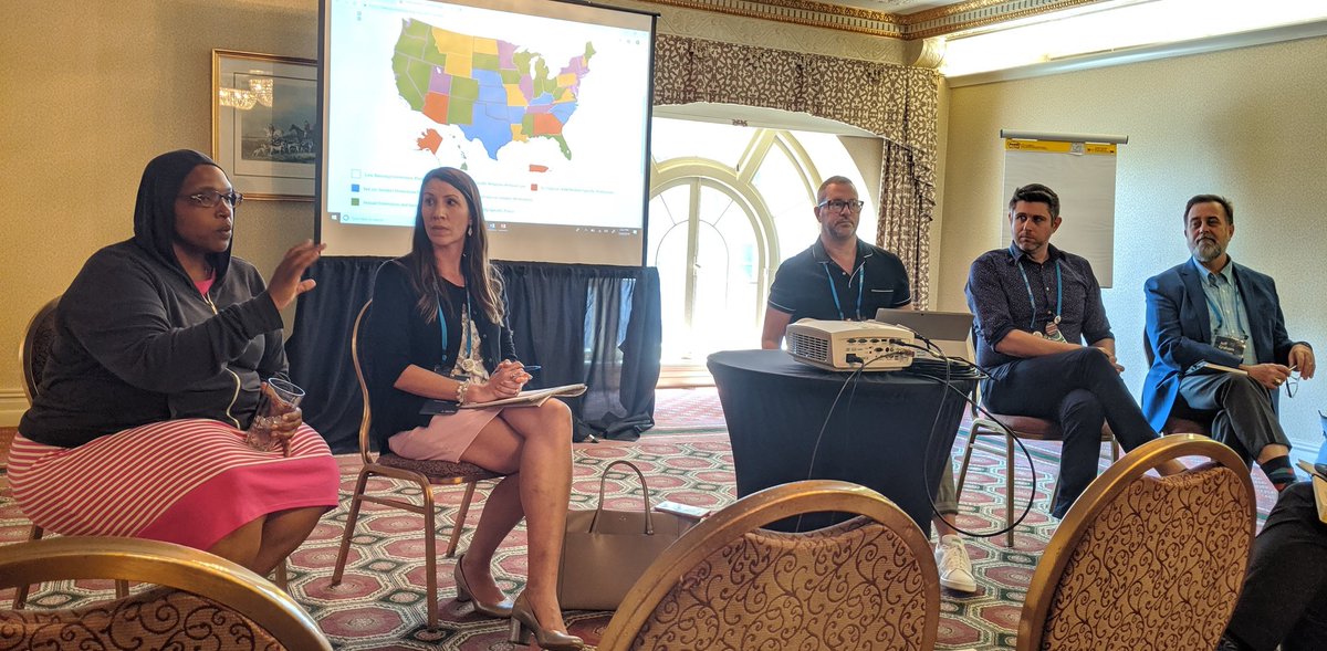 americansunited's tweet photo. #eqfed19 may be winding down, but we're still hard at work! Great stories from this session with @donnell_denise (@HRC), Mary Rohmiller (@family_equality), @CurreyCook (@LambdaLegal), @ChrisHartmanKY (@FairnessCamp), and @JeffGrahamAtl  (@GAEquality). https://t.co/NJZlD6aF5R
