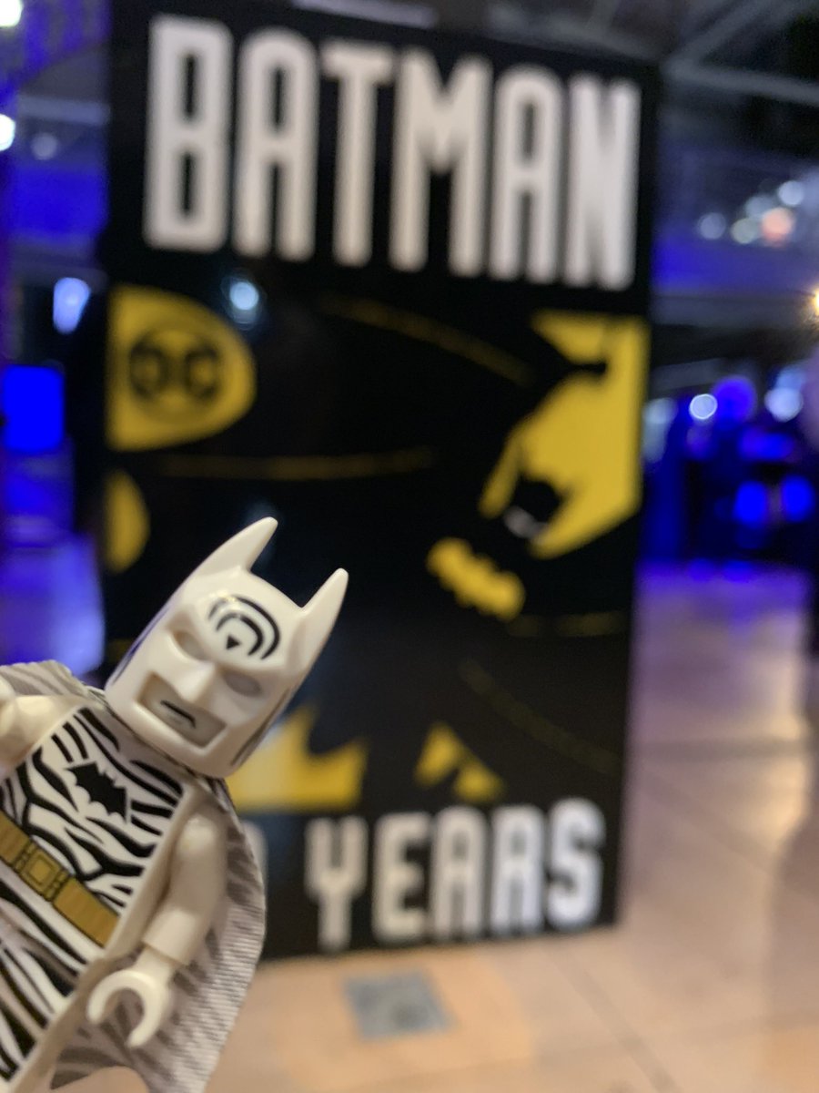 Batman's tweet photo. Tomorrow The #BatmanExperience Powered by @ATT will open at 8:30am for fans who would enjoy a quiet, calm environment to experience the world’s largest collection of Batman memorabilia. For one hour, video games, music &amp; lighting will be lowered or turned off. Admission is free. https://t.co/sfgtzf9opx