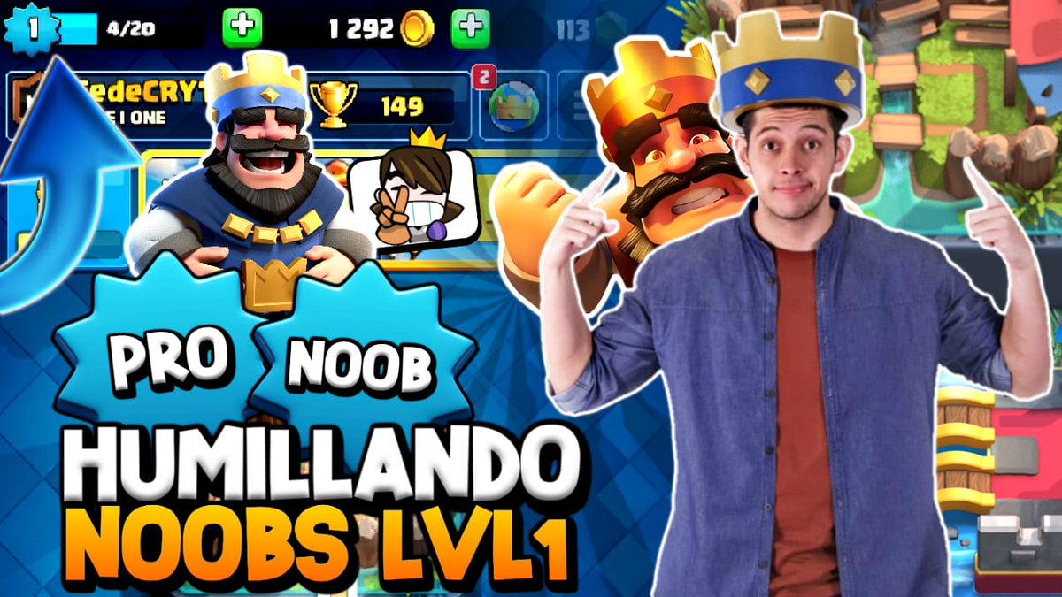 EN DIRECTO! 😍🔥

Hoy jugamos el desafio del #Tornado y vamos a darle a la cuenta de nivel #1 en #ClashRoyale los espero babys 🔝🥰

LINK: youtube.com/watch?v=_x2sNA…
MINi: <a href="/FelixDesign_/">Felix Design</a>