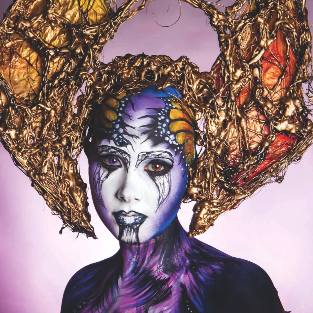 MakeupArtistmag's tweet image. Butterfly morph 🦋
.
[MUA: Marcio Desideri featured in #MakeupArtistMagazine #Issue121]
.
.
#creativemakeup #bodypaint #facepaint #butterflycostume #cosplay #crazymakeup #creative #livingart #avantgarde #avantgardemakeup #abstractmakeup