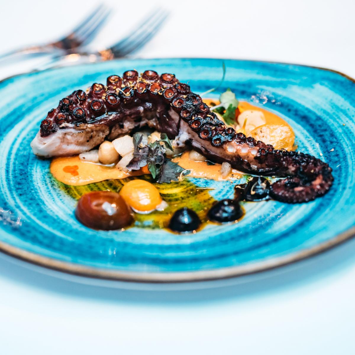 USSNemo's tweet photo. Try something with flavor that grabs you by the taste buds. #USSnemo #finedining #seafood #wine #dinnertonight #gourmetfood #octopus https://t.co/P71muuJk4e