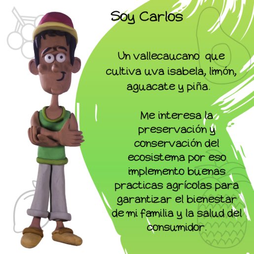 Carlos es un productor que come sano y vive sano, conoce un poco más de él en <a href="/CorferiasBogota/">Corferias</a> pabellón 06, segundo nivel.
# LosAmigosDelFNFH
#SomosAgriculturaTropical
#AgroExpoEsColombia
<a href="/Asohofrucol/">Asohofrucol</a>
<a href="/MinAgricultura/">Min. de Agricultura</a>
<a href="/GoberCaldas/">Gobernación de Caldas</a>
<a href="/PortalFruticola/">PortalFrutícola.com</a>
<a href="/lapatriacom/">Periódico LA PATRIA</a>