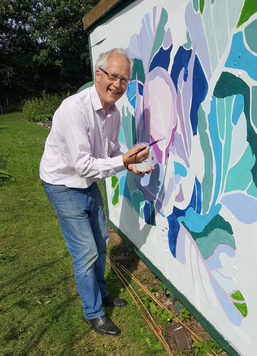 Great fun painting by numbers at the #kirkstallarttrail today!