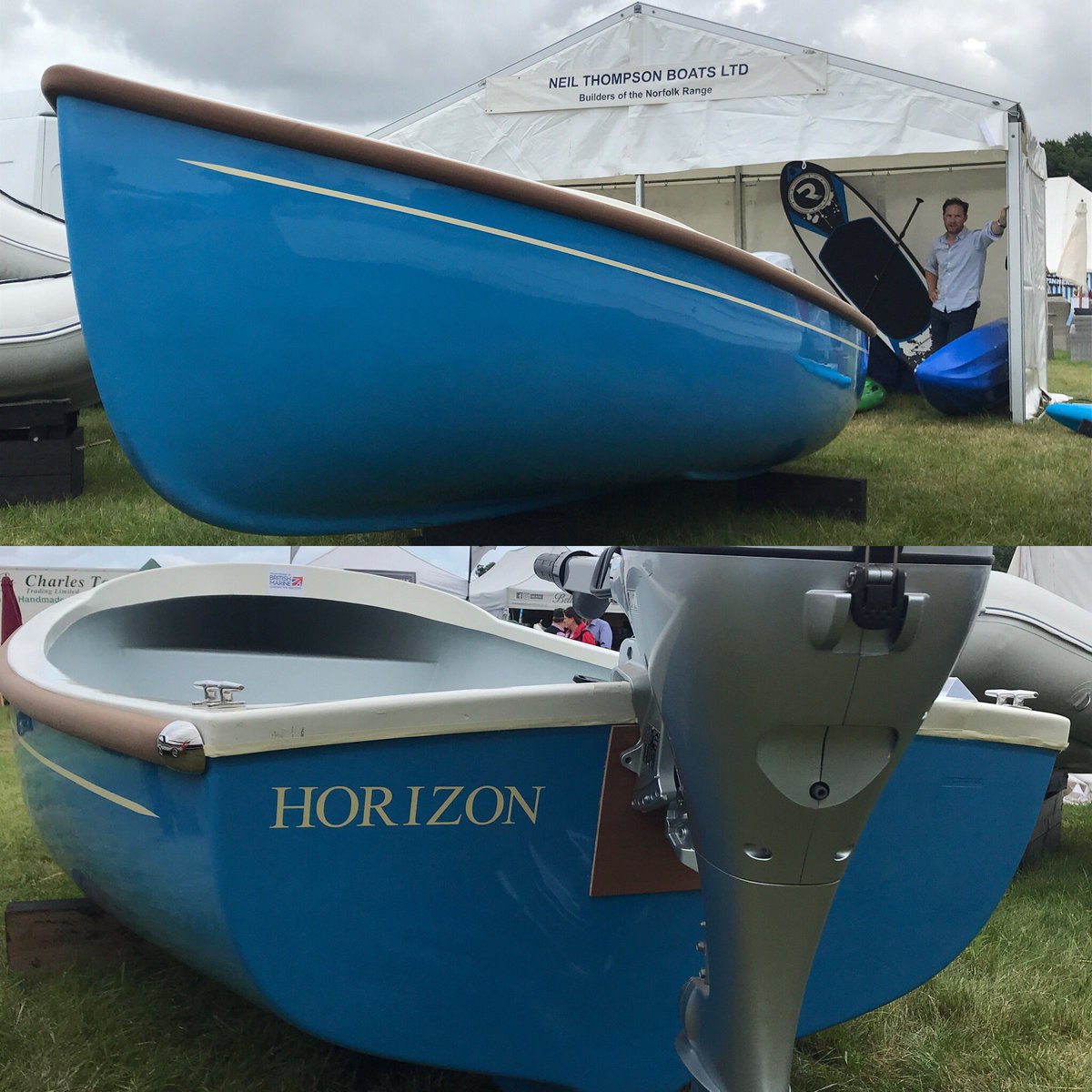 ntboatyard's tweet photo. Great day @HolkhamCFair thank you to everyone who came and visited the stand.

Lots of lovely comments received about the #NorfolkRange boats we had on show.

#NorfolkExplorer #NorfolkGypsy #NorfolkHorizon #Honwave #Honda 

@Honda_UK https://t.co/GxX6PFCLAi